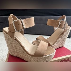 Brand new/ never worn wedge heels